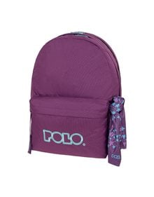 Polo Σακίδιο Πλάτης Original Double Scarf Μελιτζανί/Τιρκουάζ - 9012354859 Polo Τσάντες Γυμνασίου | Λυκείου