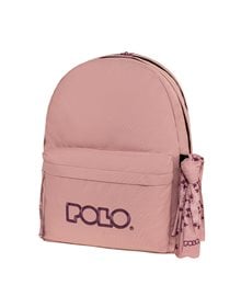 Polo Σακίδιο Πλάτης Original Double Scarf Pink/Purple - 9012353947 Polo Τσάντες Γυμνασίου | Λυκείου