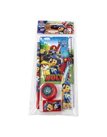 Σετ Σχολικό Και Μπλοκάκι Σημειώσεων Paw Patrol Rescue Wheels - 334-00755 GIM Σχολικά Σετ