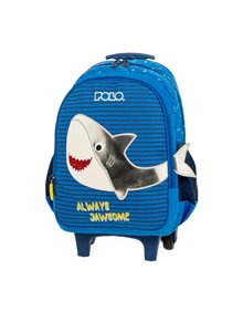 Polo Σακίδιο Τρόλεϊ Νηπίου Junior Fizz Shark - 9650018448 Polo Τσάντες Τρόλεϊ