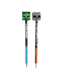 Μολύβι Rubber Minecraft Σε 2 Διαφορετικά Σχέδια - 316-04613 GIM Μολύβια