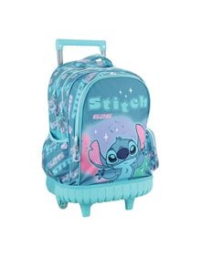 Παιδικό Σακίδιο Trolley Δημοτικού Stitch Brush It Out - 342-03078 GIM Τσάντες Τρόλεϊ