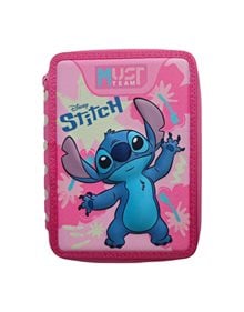 Κασετίνα Διπλή Γεμάτη Must Team Disney Stitch - 000565997 Must Σχολικές Κασετίνες