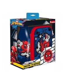 Σετ Φαγητοδοχείο 800ml PP & Παγούρι Αλουμινίου 500ml Spider-Μan - 000508789 Diakakis Τσάντες και Δοχεία Φαγητού