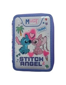 Κασετίνα Διπλή Γεμάτη Must Team Disney Stitch Angel Ohana - 000565996 Must Σχολικές Κασετίνες