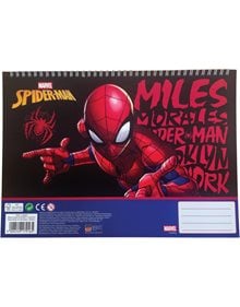 Μπλοκ Ζωγραφικής με Αυτοκόλλητα Spider-Man – 40 Φύλλα | GIM – 337-11416 GIM Μπλόκ