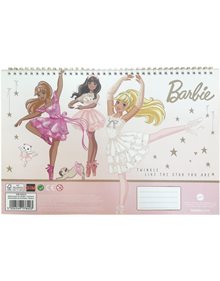 Μπλοκ Ζωγραφικής με Αυτοκόλλητα Barbie Ballerina – 40 Φύλλα | GIM – 349-93416 GIM Μπλόκ