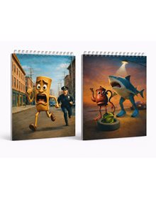 Μπλοκ Ζωγραφικής Α4 Brainrot – 30 Φύλλα | Graffiti – 26318 Graffiti Μπλόκ