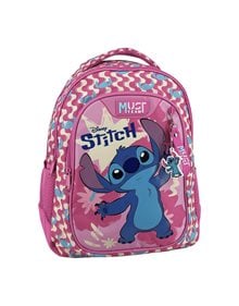 Σακίδιο Πλάτης Must Team Δημοτικού Disney Stitch Pink - 000565794 Must Τσάντες Δημοτικού