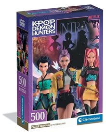 Puzzle KPop Demon Hunters 500 Τεμάχια - Clementoni – 35626 As Company Παιδικά Puzzle