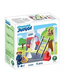 Playmobil Junior Παζλ Πυροσβεστικής - 72088 Playmobil Playmobil
