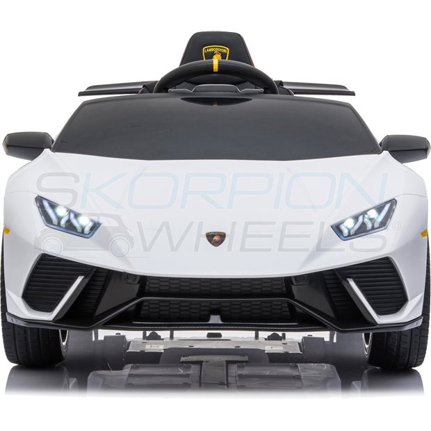 Ηλεκτροκίνητο Αυτοκίνητο Lamborghini Huracan Original License 12V - Λευκό | Skorpion Wheels - 5246030