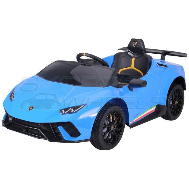 Ηλεκτροκίνητο Αυτοκίνητο Lamborghini Huracan Original License 12V - Μπλε | Skorpion Wheels - 5246030