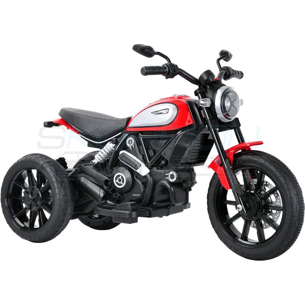 Ηλεκτροκίνητη Μηχανή Ducati Scrambler Original License 12V - Κόκκινη | Skorpion Wheels - 5245093