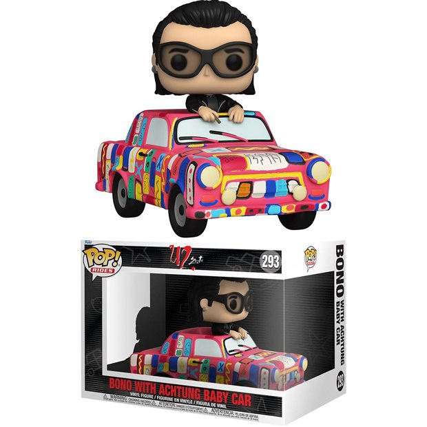 Funko U2 Bono & Achtung Baby Car #293 Funko Pop! Rides - 077107