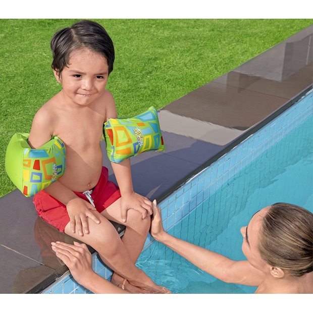 Μπρατσάκια AquaStar Fabric (S/M) - 2 Σχέδια | Bestway - 32182