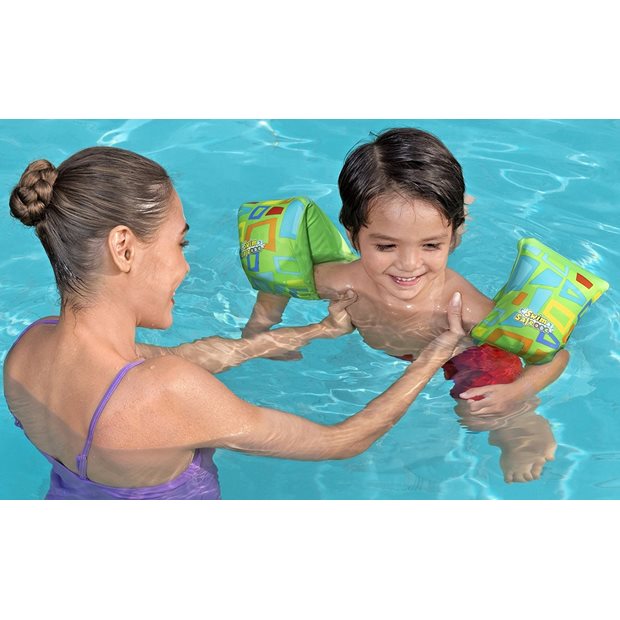 Μπρατσάκια AquaStar Fabric (S/M) - 2 Σχέδια | Bestway - 32182