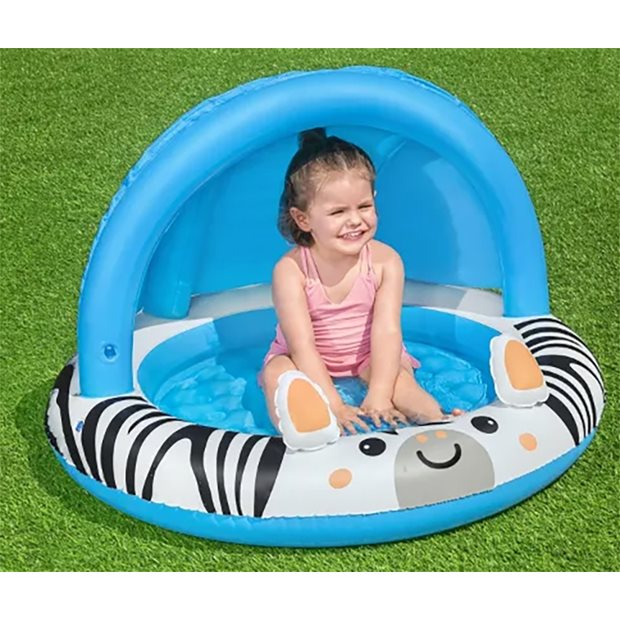 Φουσκωτή Παιδική Πισίνα Safari Sun Shaded 97x66cm | Bestway - 52559