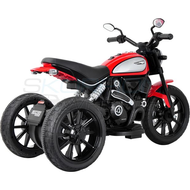 Ηλεκτροκίνητη Μηχανή Ducati Scrambler Original License 12V - Κόκκινη | Skorpion Wheels - 5245093