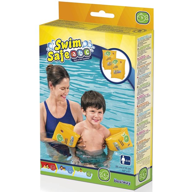 Μπρατσακια Swim Safe ABC Wonder Splash S/M Bestway - 32033
