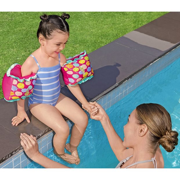 Μπρατσάκια AquaStar Fabric (S/M) - 2 Σχέδια | Bestway - 32182