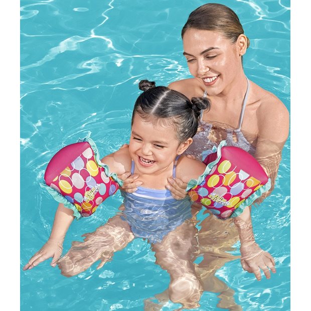Μπρατσάκια AquaStar Fabric (S/M) - 2 Σχέδια | Bestway - 32182