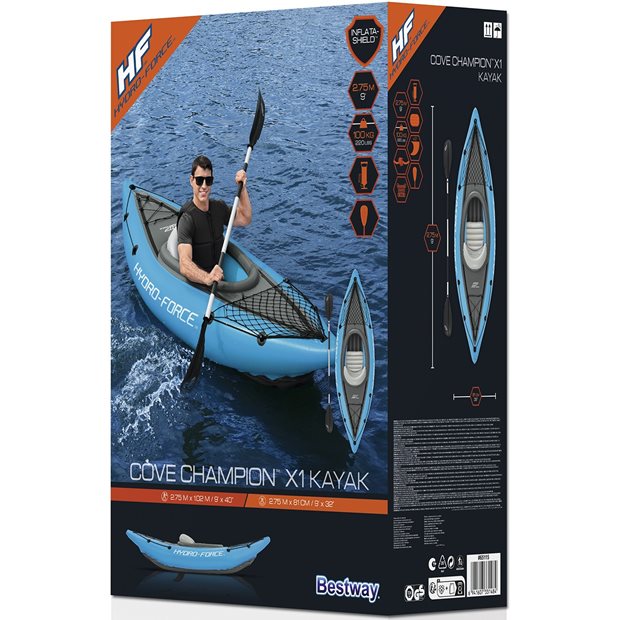 Φουσκωτό Kayak Hydro-Force 1 Ατόμου | Bestway - 65115