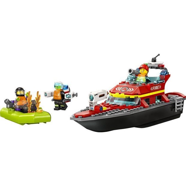 Lego City Fire Rescue Boat - 60373