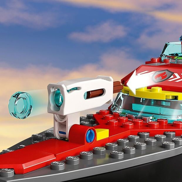 Lego City Fire Rescue Boat - 60373