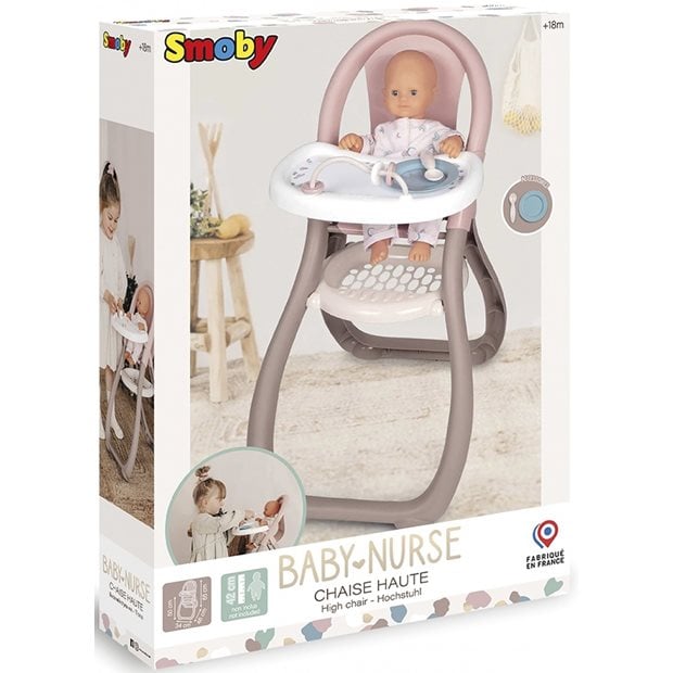 Καρεκλακι Κουκλας Baby Nurse Highchair Smoby - 7600220370