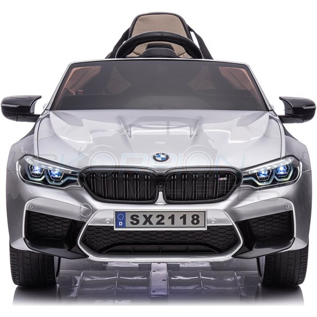 Ηλεκτροκίνητο Αυτοκίνητο BMW M5 With Drift Mode Original License 24V - Γκρι | Skorpion Wheels - 52460951