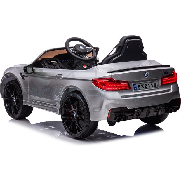 Ηλεκτροκίνητο Αυτοκίνητο BMW M5 With Drift Mode Original License 24V - Γκρι | Skorpion Wheels - 52460951