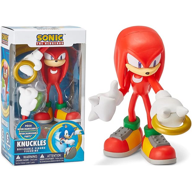 Φιγούρα Sonic The Hedgehog Buildable Knuckles 10 εκ. - 10504129