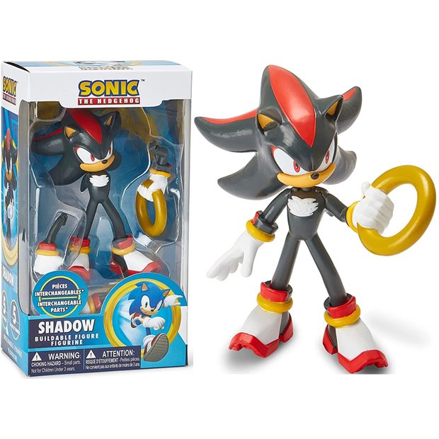 Φιγούρα Sonic The Hedgehog Buildable Shadow 10 εκ. - 10504129