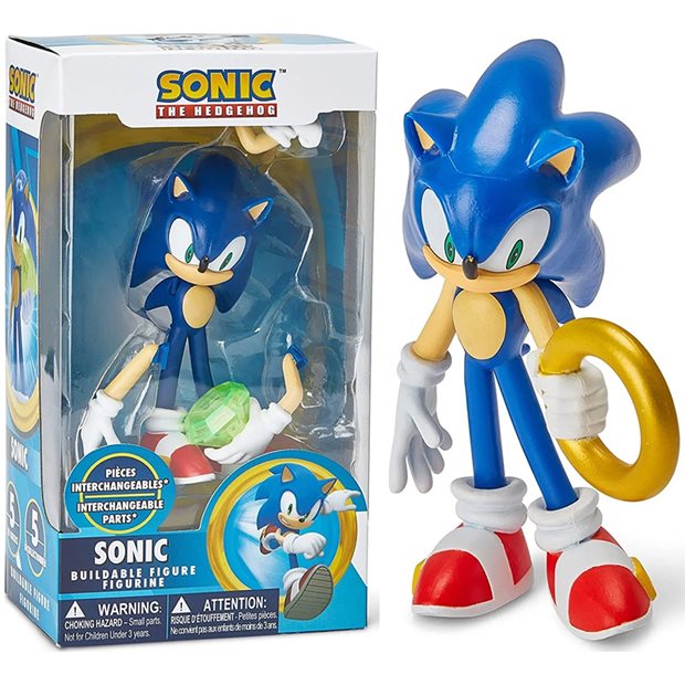 Φιγούρα Sonic The Hedgehog Buildable Sonic 10 εκ. - 10504129