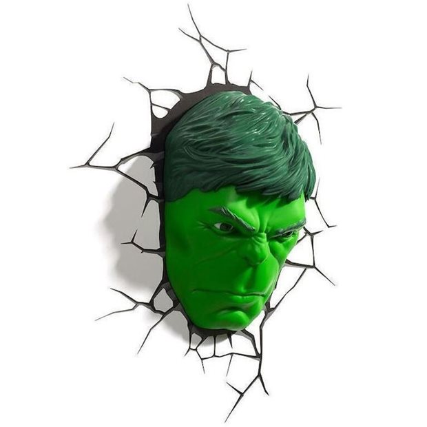 3D Φωτιστικο Marvel - Hulk Face - 75193
