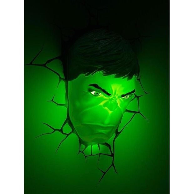 3D Φωτιστικο Marvel - Hulk Face - 75193