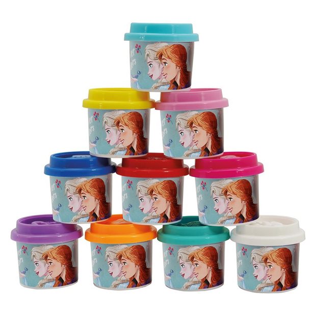 Σετ Πλαστελινης 10 Βαζακια 1oz Σε Σακουλακι Frozen - 1045 - 03598