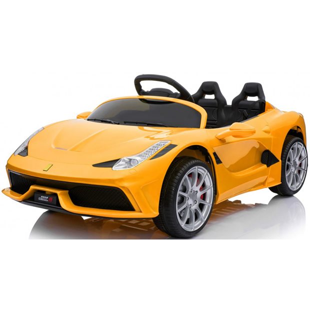 Ηλεκτροκίνητο Ferrari 488 Style 12V OEM Κίτρινο - 685