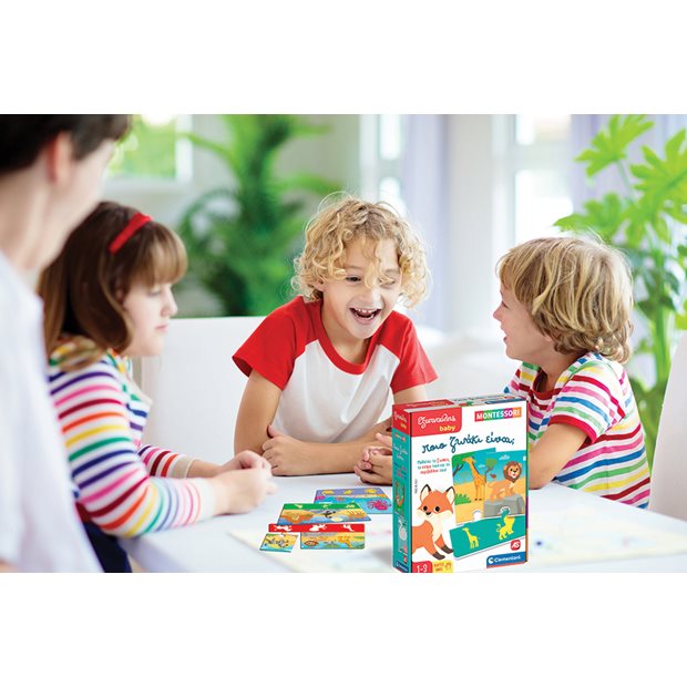 Εκπαιδευτικο Παιχνιδι Εξυπνουλης Baby Ποιο Ζωακι Ειναι Montessori - 1024 - 63244
