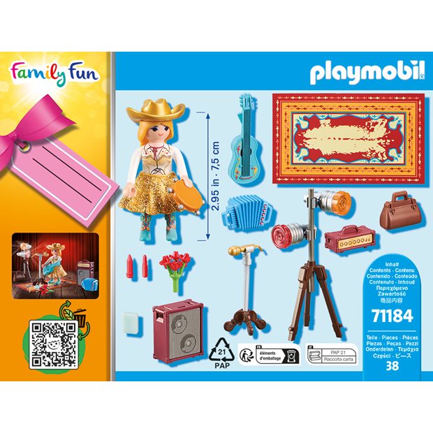 Playmobil Gift Set Τραγουδιστρια Country Μουσικης - 71184