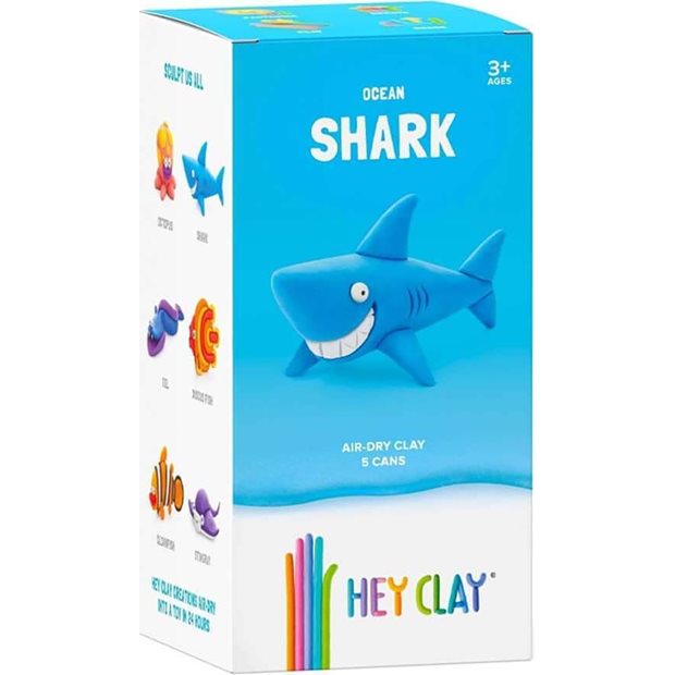Πολυχρωμος Πηλος Ocean Shark | Hey Clay - 440039
