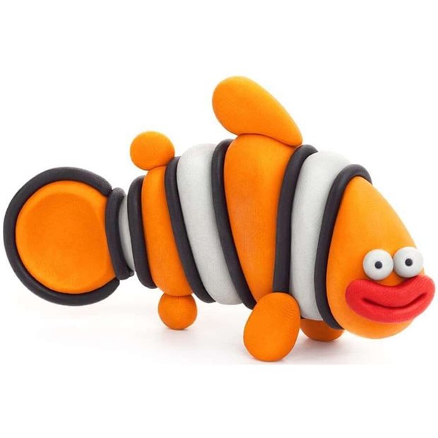 Πολυχρωμος Πηλος Ocean Clownfish | Hey Clay - 440040