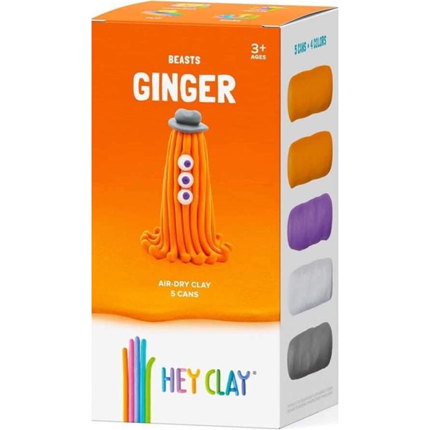 Πολυχρωμος Πηλος Claymates Ginger | Hey Clay - 440044