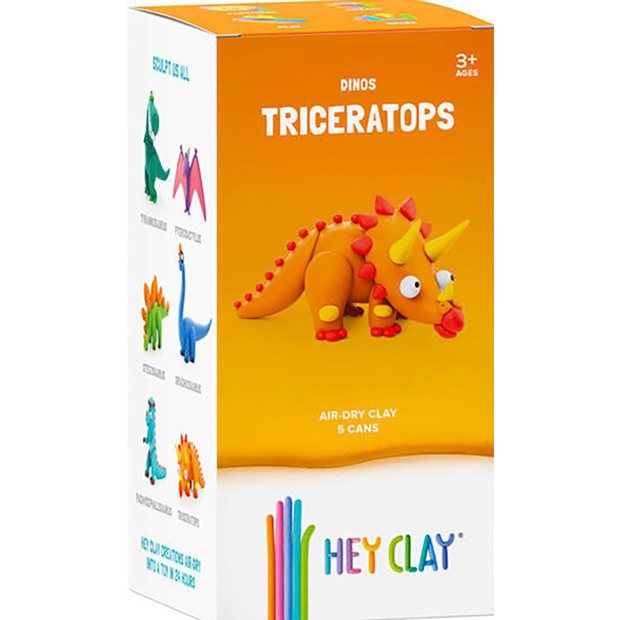 Πολυχρωμος Πηλος Triceratops | Hey Clay - 440056