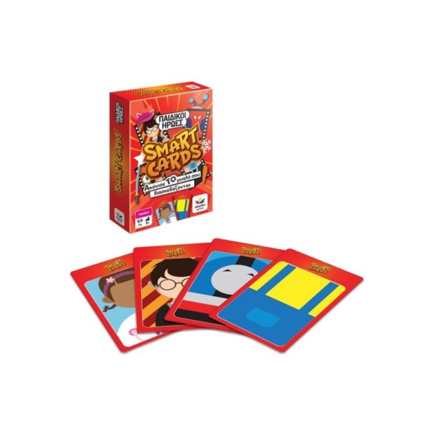 Επιτραπέζιο Παιχνιδι Smart Cards Παιδικοί Ήρωες - 100844