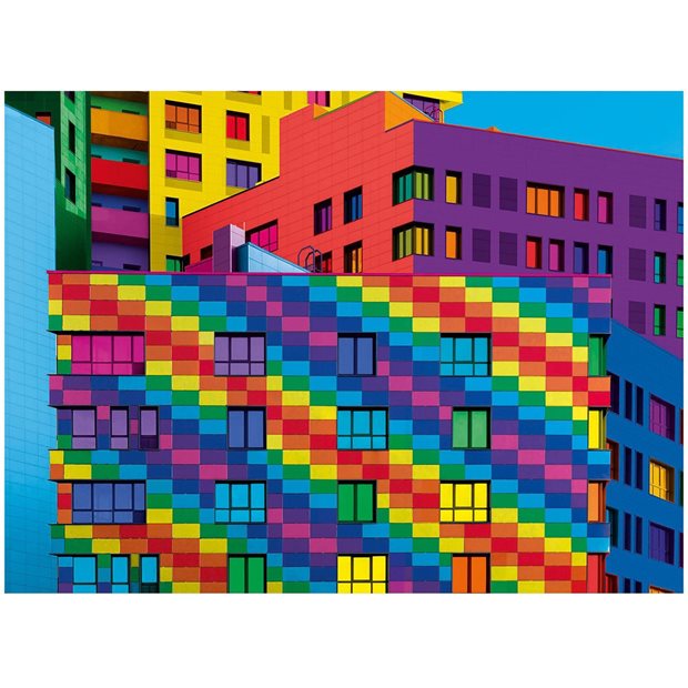 Παζλ 500pcs Colorboom Squares Clementoni - 1220-35094