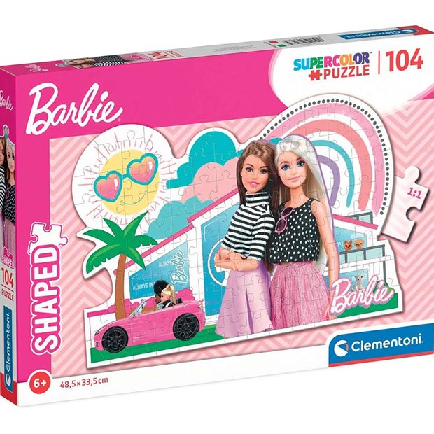 Παιδικο Παζλ 104pcs Super Color Barbie - 1210-27163