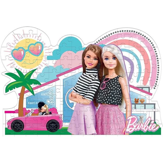 Παιδικο Παζλ 104pcs Super Color Barbie - 1210-27163