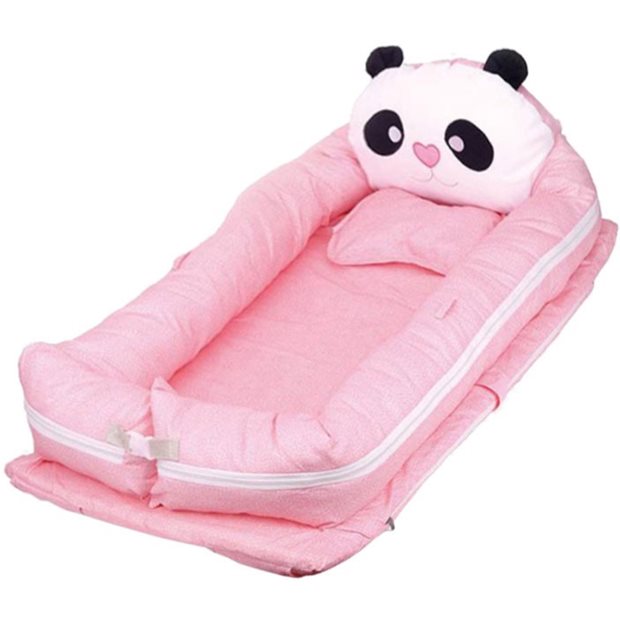 Βρεφική Προστατευτική Φωλιά Μωρού Panda Σε 2 Σχεδια - 70742283